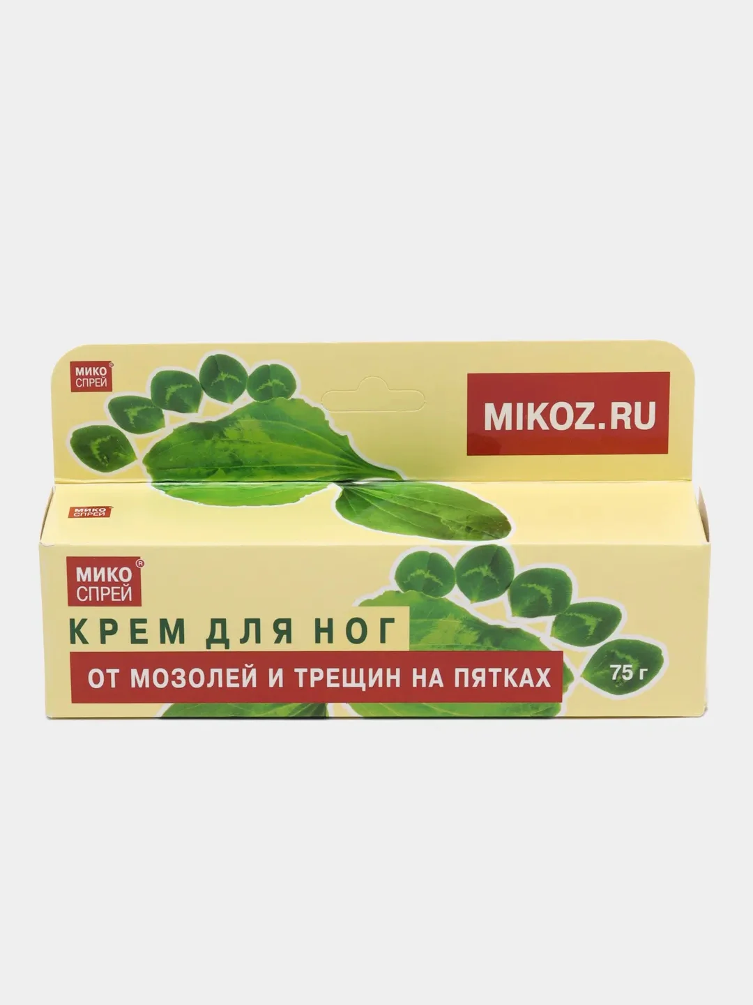 Крем для ног от мозолей и трещин на пятках ТМ "Микоспрей", 75 гр