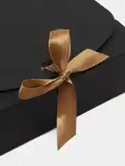 Розовый коробка подарочная, крафтовая, картонная коробка с бантом, упаковка для подарка
