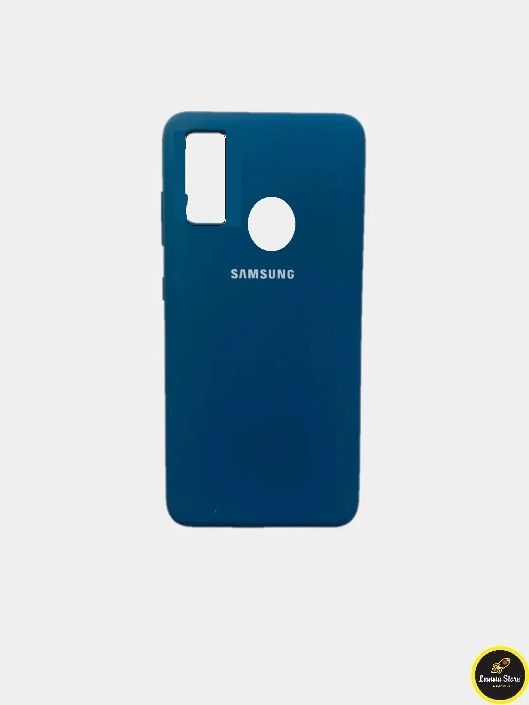 Синий чехол Soft-touch для Samsung A40