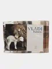 Коричневый плед шерстяной (овечья шерсть - 70%,полиэстер - 30% ).Размер - 140/200,Производство-РОССИЯ