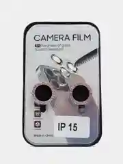 Разноцветный защитные линзы на камеру Со стразами iPhone 11, 13/Pro/ProMax,14/Pro/ProMax 15/pro/Pro мах