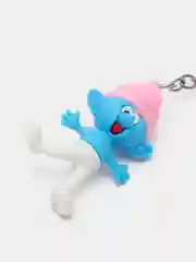 Розовый брелок для ключей "Смурфик"