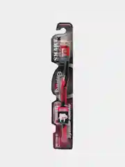 Алый зубная щетка SMART BLACK, 3 В 1, средняя жесткость, три наклона щетины