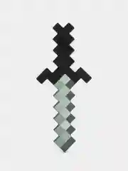 Серый игрушечное оружие меч, нож, фонарь, кинжал, пистолет глок, топор пиксельный Майнкрафт