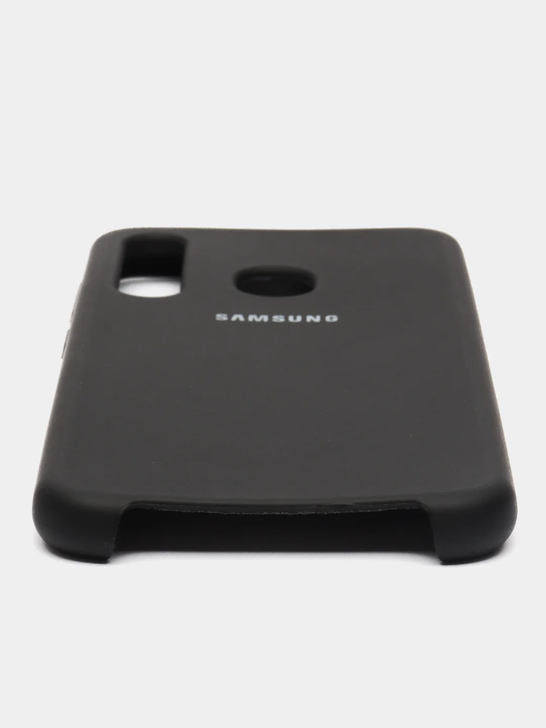 Черный защитный силиконовый чехол Silikone Cover для Samsung A60