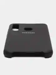 Черный защитный силиконовый чехол Silikone Cover для Samsung A60