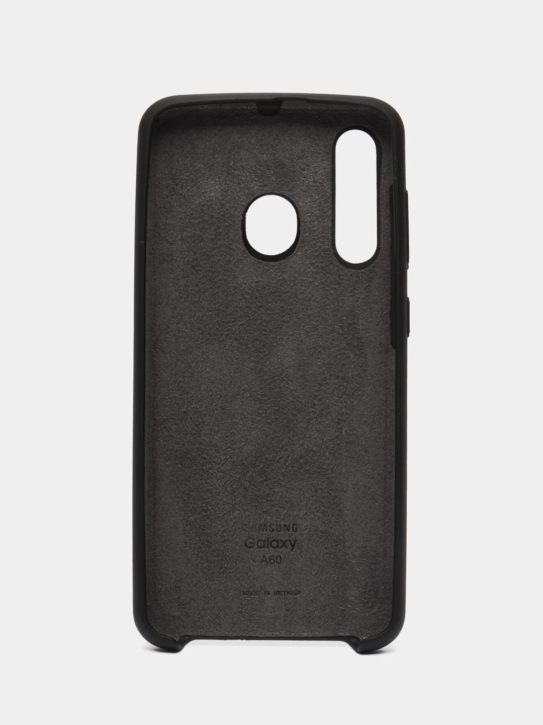 Черный защитный силиконовый чехол Silikone Cover для Samsung A60