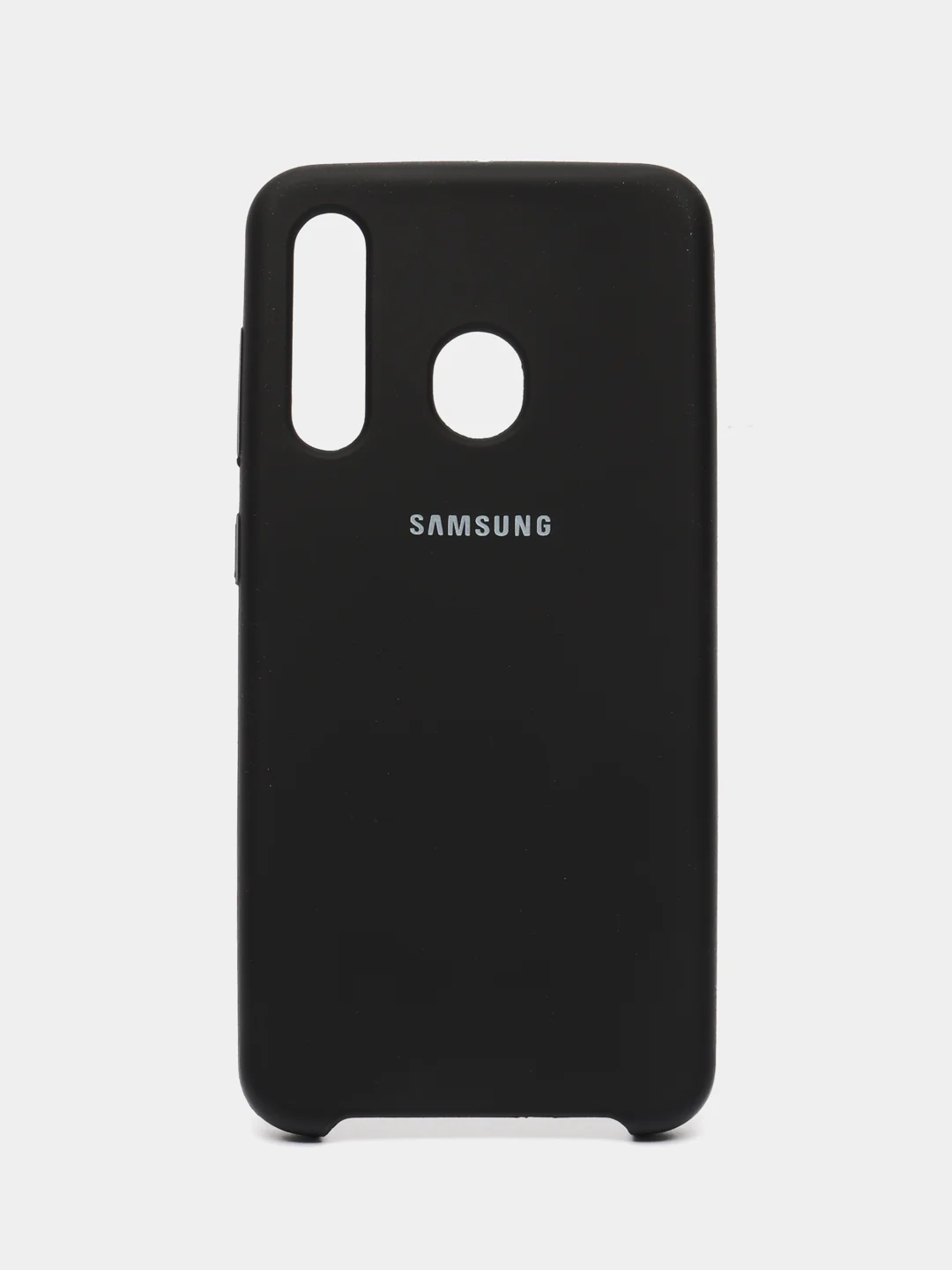 Черный защитный силиконовый чехол Silikone Cover для Samsung A60