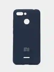 Индиго защитный силиконовый чехол Silicone Cover XIAOMI REDMI 6