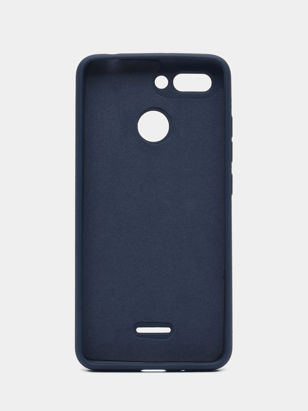 Индиго защитный силиконовый чехол Silicone Cover XIAOMI REDMI 6