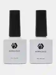 Гель-лак Adricoco, набор Черный+Белый (№099+№100)