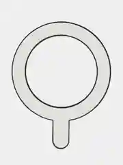 Черный кольцо магнитное MagSafe, магсейф с функцией беспроводной зарядки, коннектор