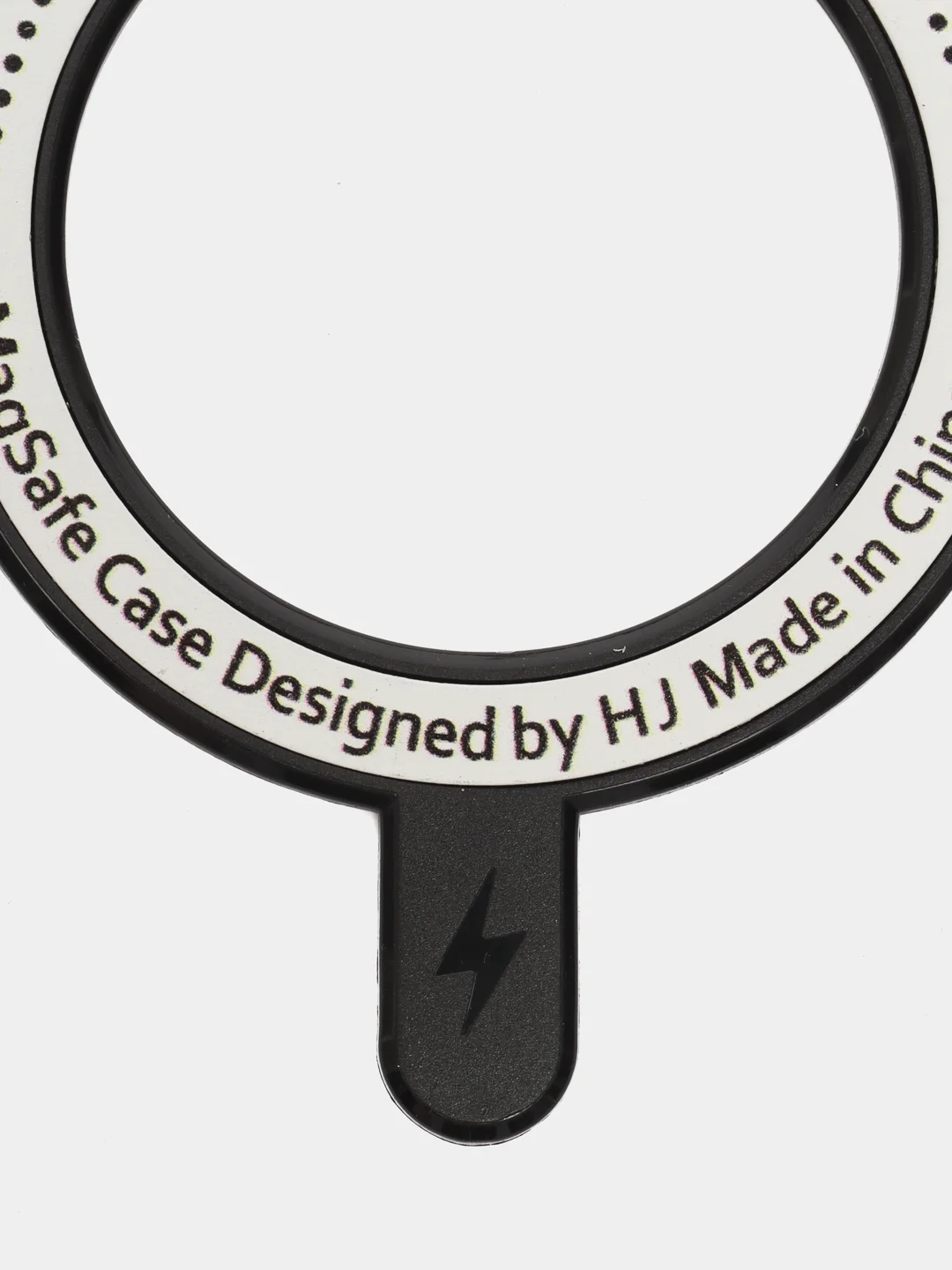 Черный кольцо магнитное MagSafe, магсейф с функцией беспроводной зарядки, коннектор
