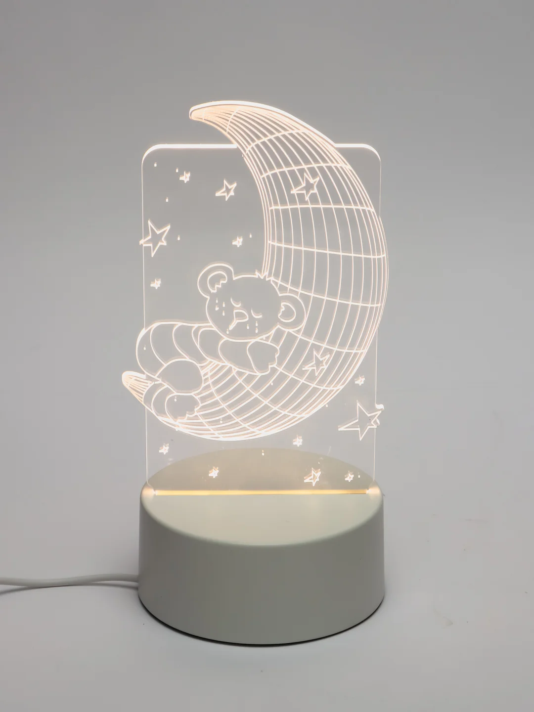Лимонный ночник светодиодный LED, 3D