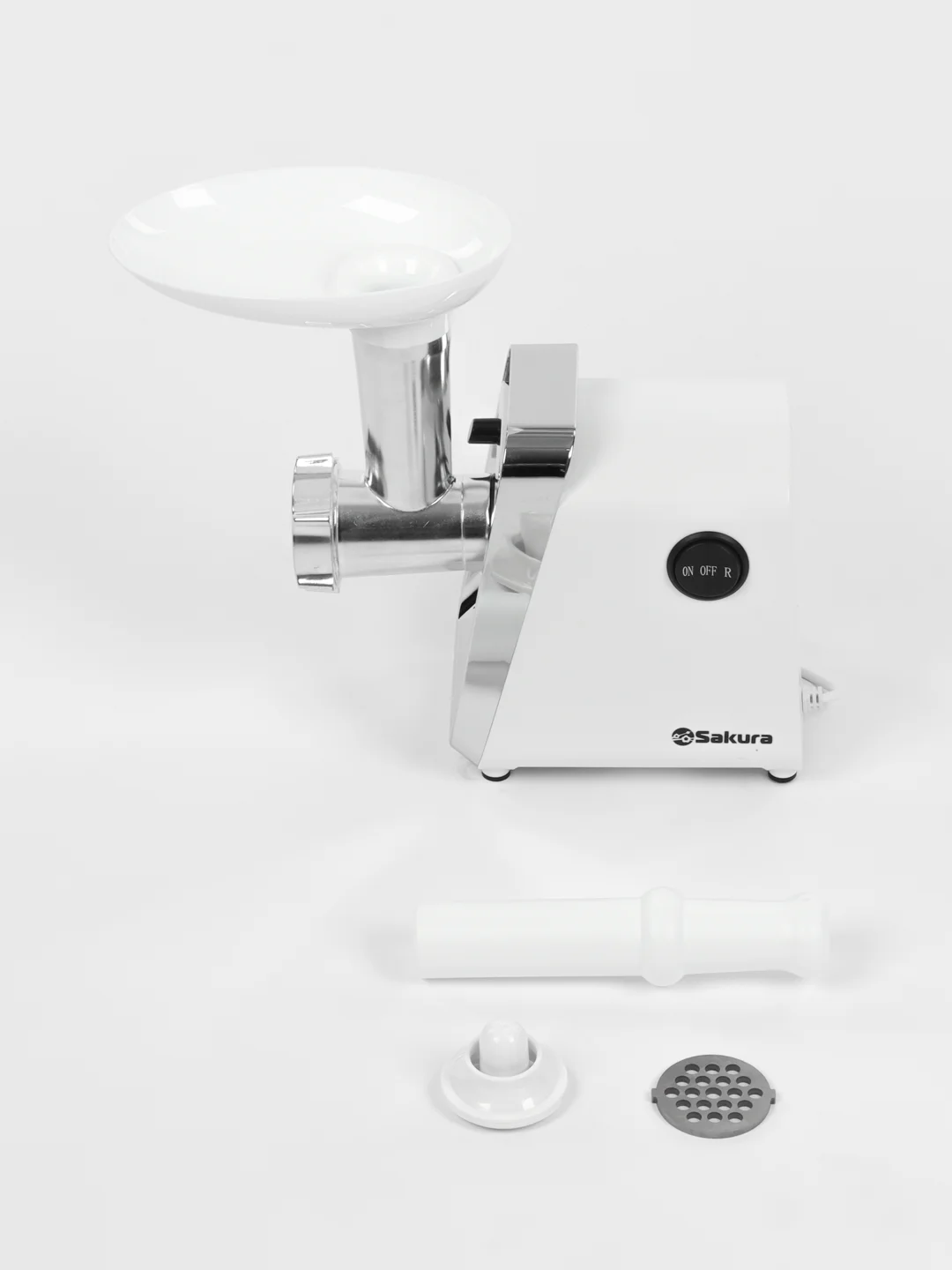 Мясорубка Sakura  SA-6431W 1600Вт реверс +компл нас
