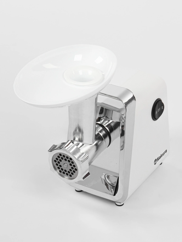 Мясорубка Sakura  SA-6431W 1600Вт реверс +компл нас