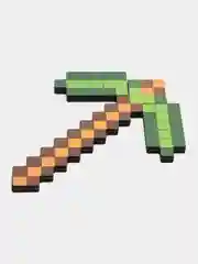 Желтый игрушечное оружие кирка пиксельный МАЙНКРАФТ