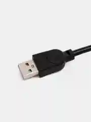 Угольный кабель USB 2.0 A (AM) - USB B (BM) для подключения принтера с ферритовыми кольцами, 1,45 м