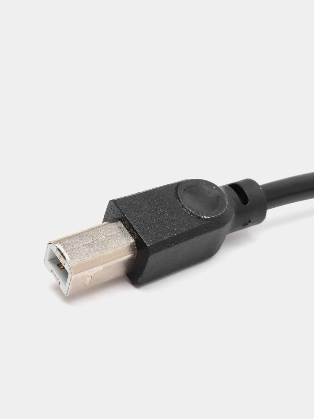 Угольный кабель USB 2.0 A (AM) - USB B (BM) для подключения принтера с ферритовыми кольцами, 1,45 м