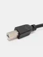 Угольный кабель USB 2.0 A (AM) - USB B (BM) для подключения принтера с ферритовыми кольцами, 1,45 м