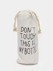 Черный спортивная бутылка для воды и коктейлей My Bottle с крышкой, в чехле