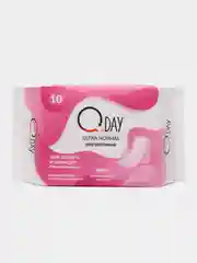 Прокладки женские гигиенические Qday ультратонкие 10 штук