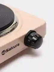 Плитка электрическая Sakura ПЭ-01С бежевый 1000Вт 154мм 1конф/диск