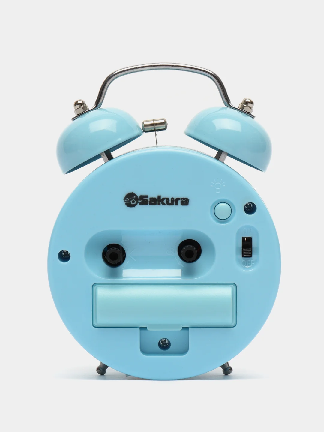 Будильник кварц Sakura SA-8517BL дискретный ход, подсветка