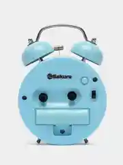 Будильник кварц Sakura SA-8517BL дискретный ход, подсветка