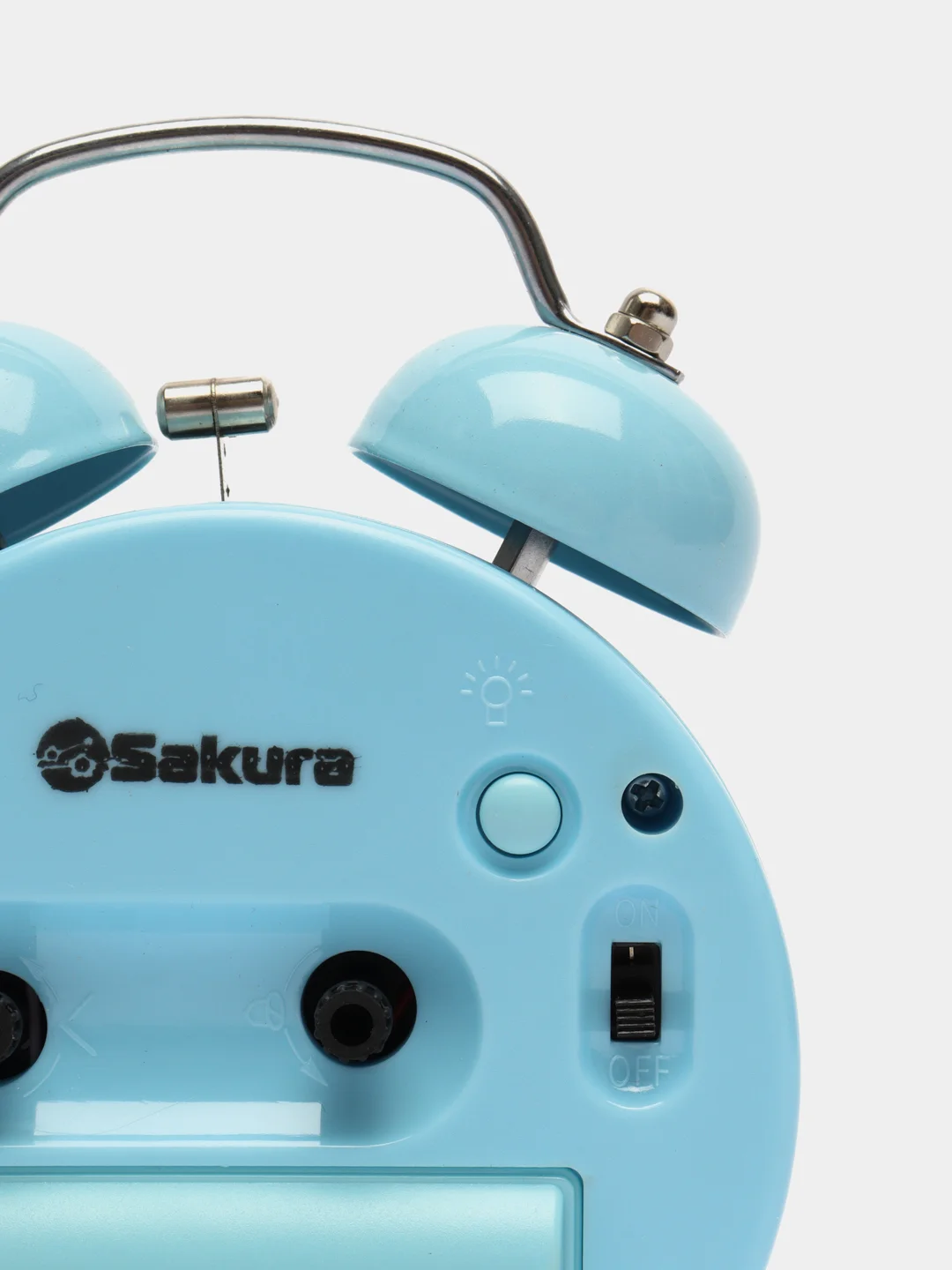 Будильник кварц Sakura SA-8517BL дискретный ход, подсветка