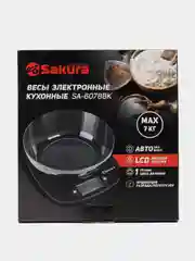Весы кухонные Sakura SA-6078BK до 7кг