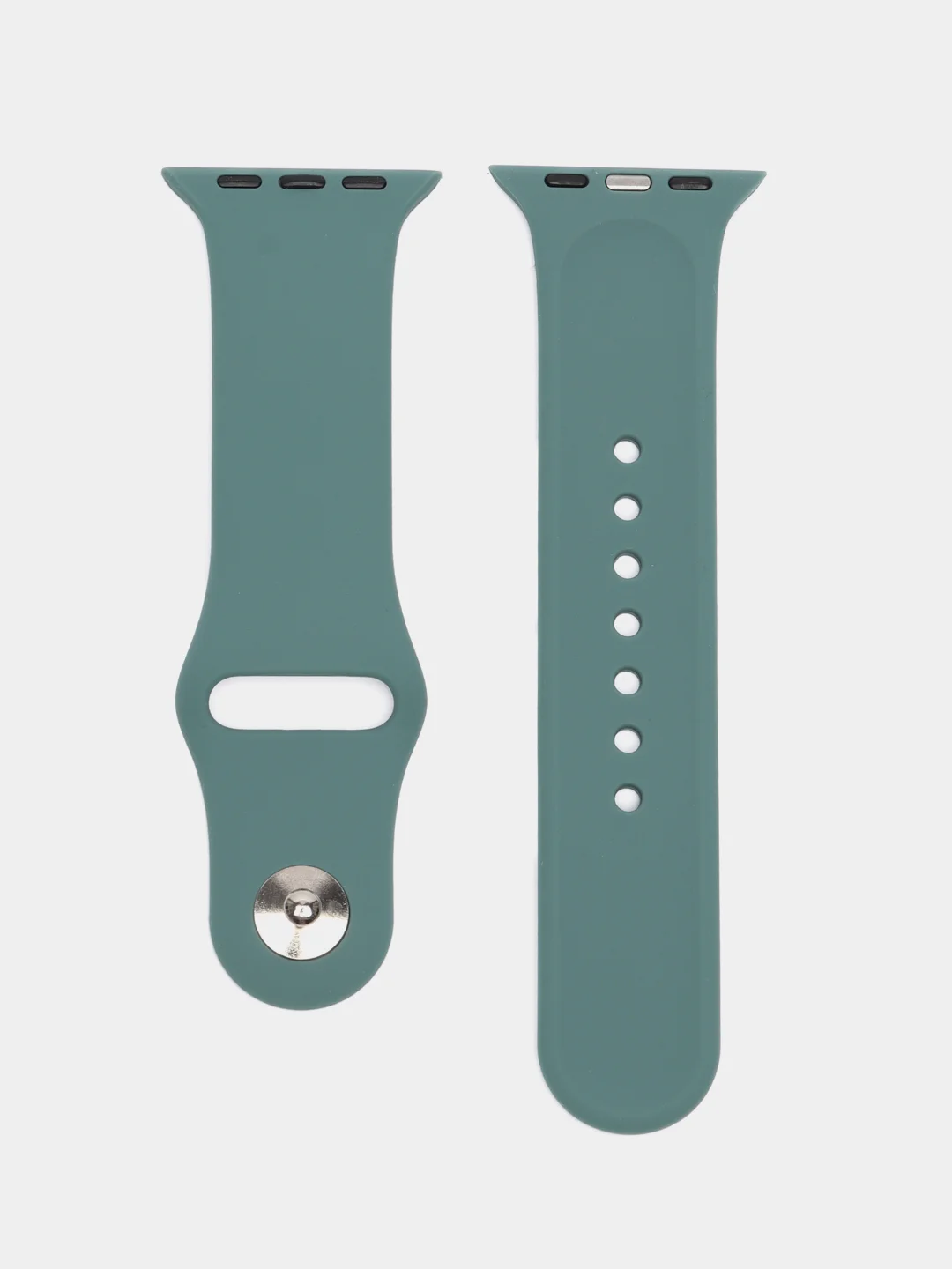 Зелёный хаки ремешок для Apple Watch, силиконовый, 2 размера