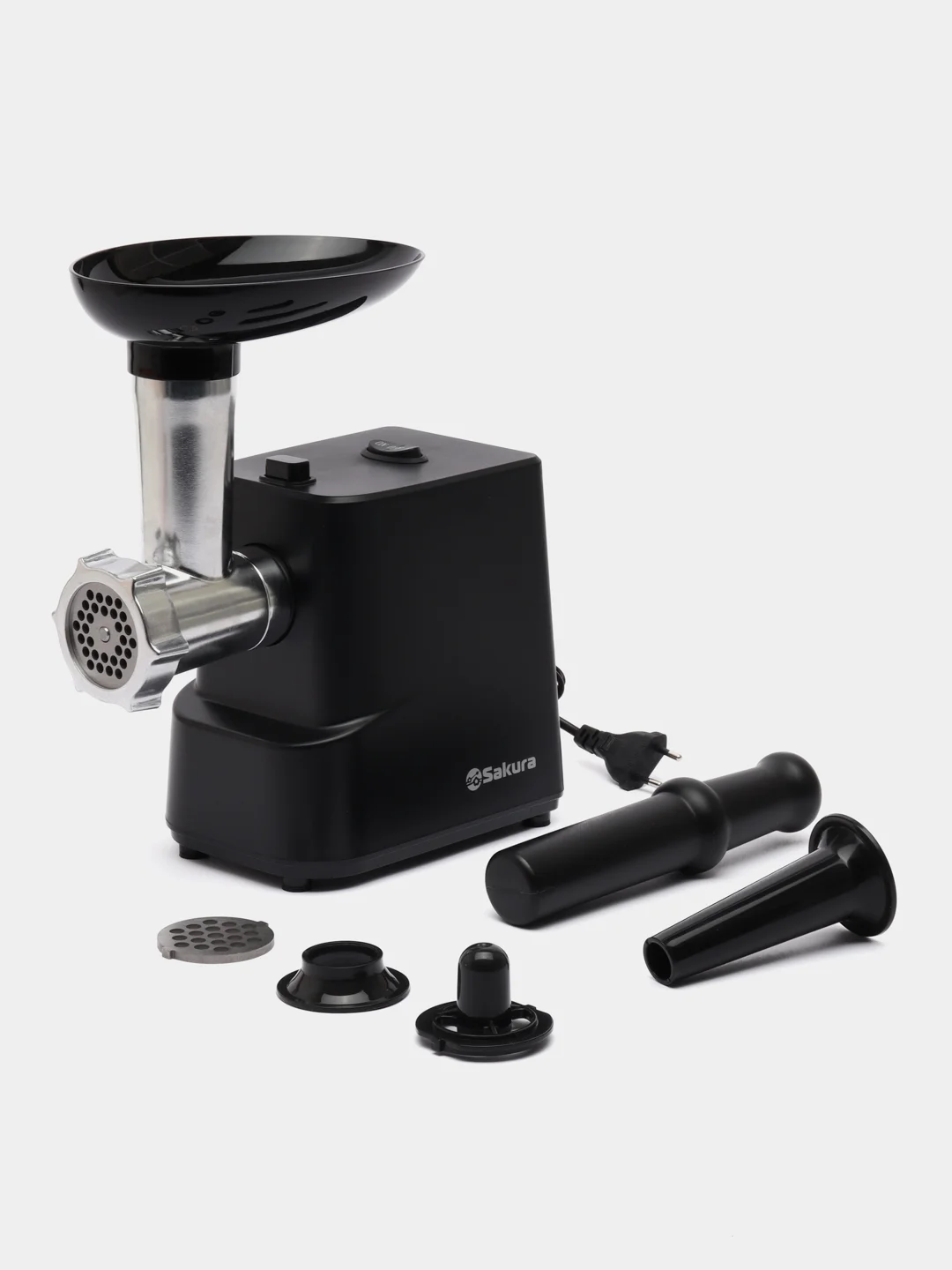 Мясорубка Sakura SA-6429BK 1500Вт реверс +компл нас