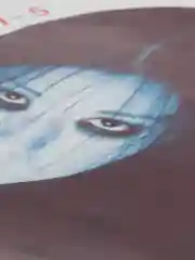 Угольный наклейка на авто "Ужасы"