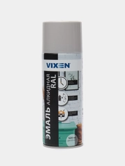 Эмаль аэрозоль, универсальная, алкидная, VIXEN, RAL 7035, светло-серая, 520 мл