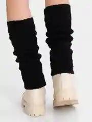 Черный гетры женские вязаные теплые