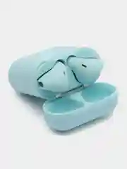 Голубой наушники беспроводные