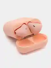 Розовый наушники беспроводные