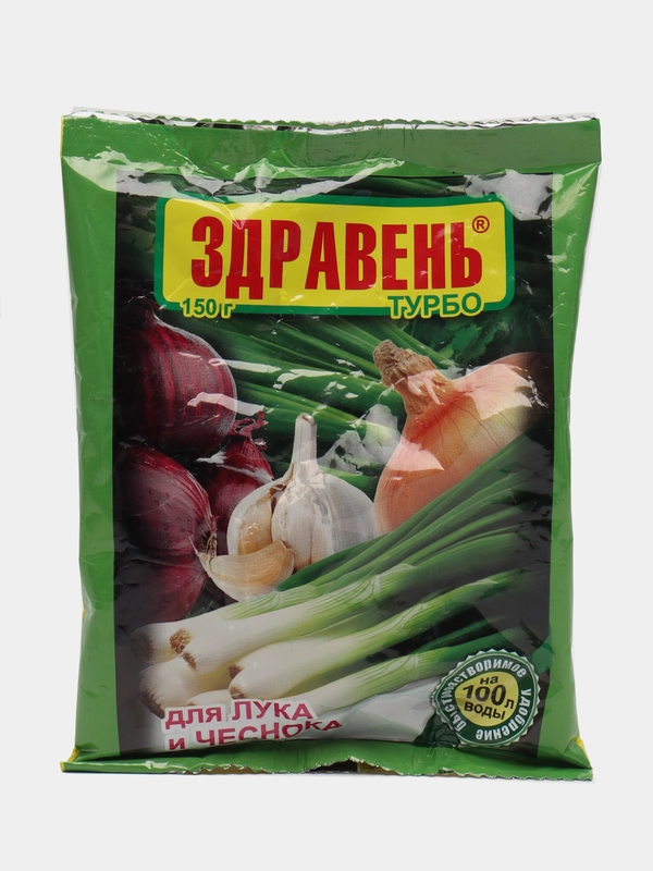 Удобрение Здравень турбо для лука и чеснока 150 г