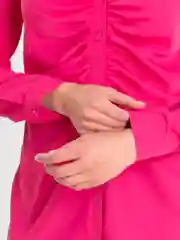 Фуксия рубашка, блузка женская, повседневная