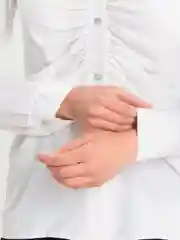 Белый рубашка, блузка женская, повседневная