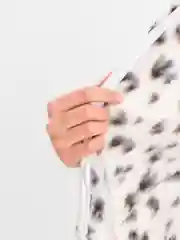Белый женский жилет Tap Moda жаккард, из овечьей шерсти