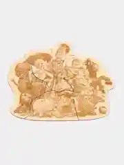 Белый собери деревянный пазл "История игрушек" и "Миньоны"