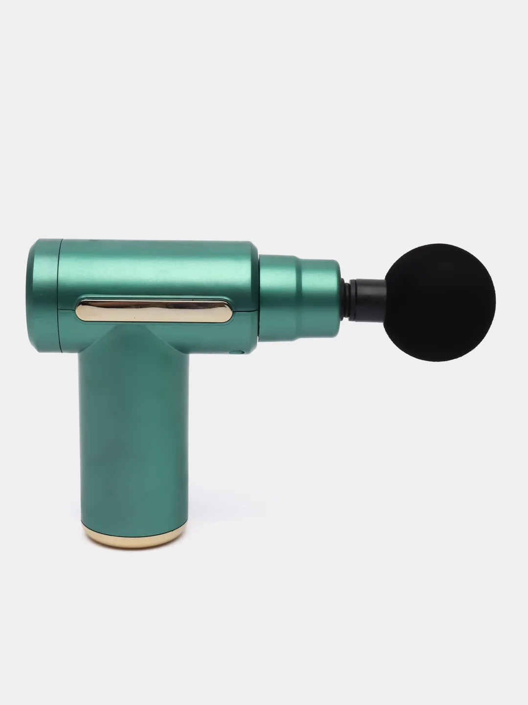 Серый мышечный массажер для тела Fascial Gun,ударный,перкуссионный,антицеллюлитный/ 4 насадки