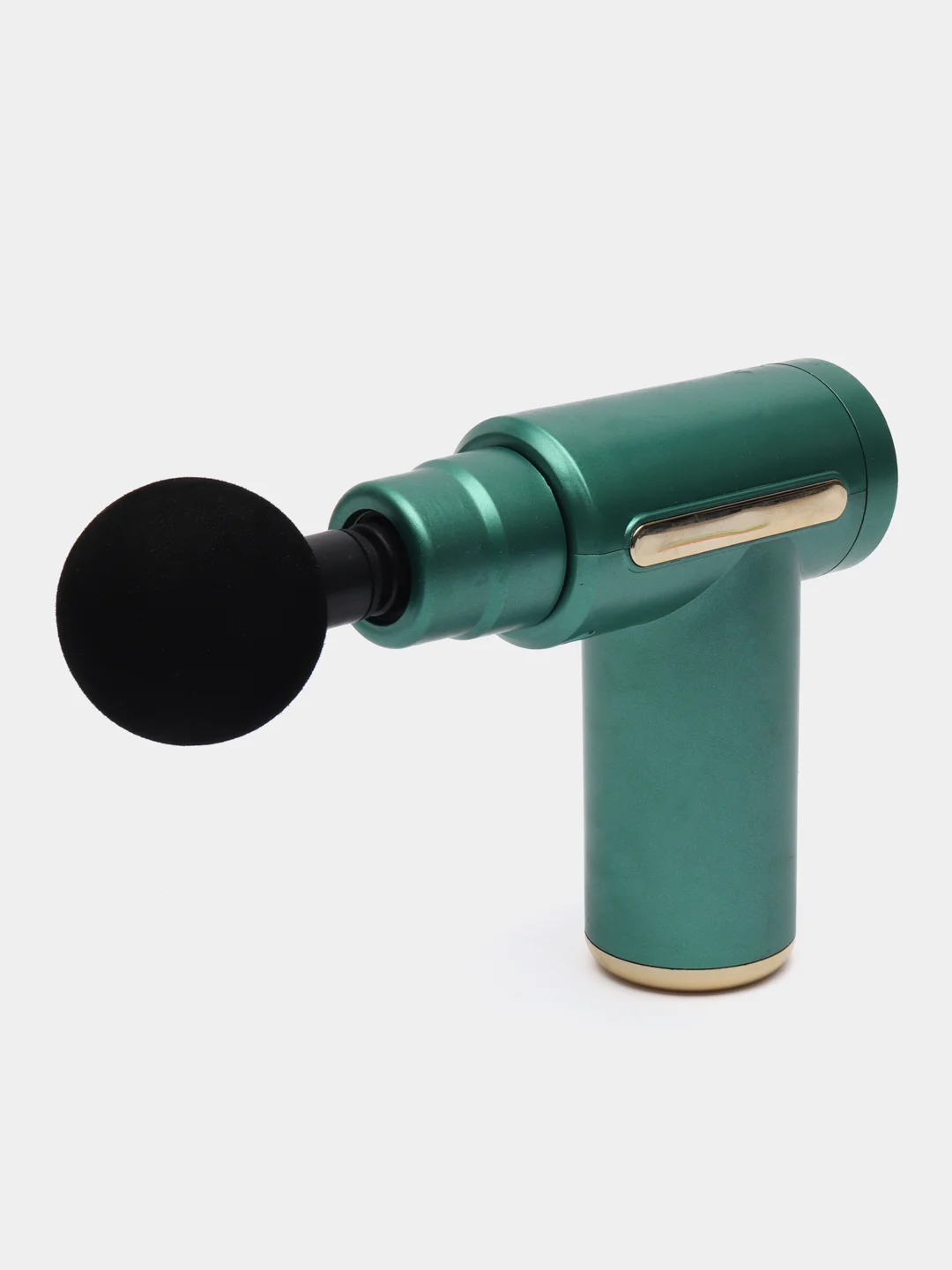 Серый мышечный массажер для тела Fascial Gun,ударный,перкуссионный,антицеллюлитный/ 4 насадки