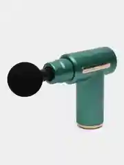 Серый мышечный массажер для тела Fascial Gun,ударный,перкуссионный,антицеллюлитный/ 4 насадки