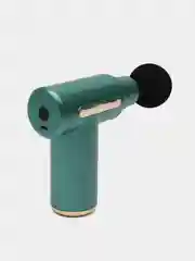 Серый мышечный массажер для тела Fascial Gun,ударный,перкуссионный,антицеллюлитный/ 4 насадки