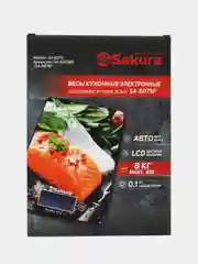 Весы кухонные Sakura SA-6075BR электронные, хлеб, до 8кг,