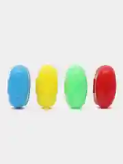 Колпачки для зубных щеток Clips Brush, разные цвета, 4 штуки