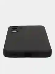 Черный чехол Samsung Galaxy A35 / Самсунг Галакси А35 силиконовый, цветной, матовый